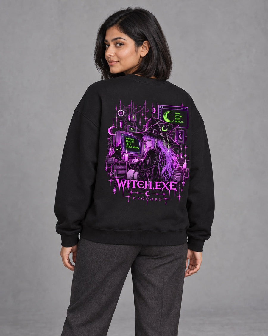 EvoCore Witch.exe Crewneck Sweatshirt